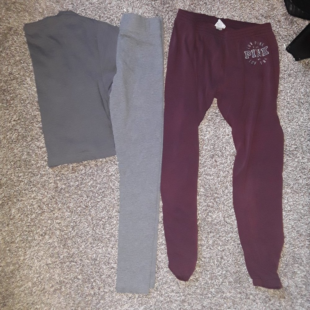 Victoria secret joggers, crop top bundle